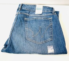 NWT WRANGLER Women  s Boot Cut Jeans Mid Rise Blue Wash Size 17x32