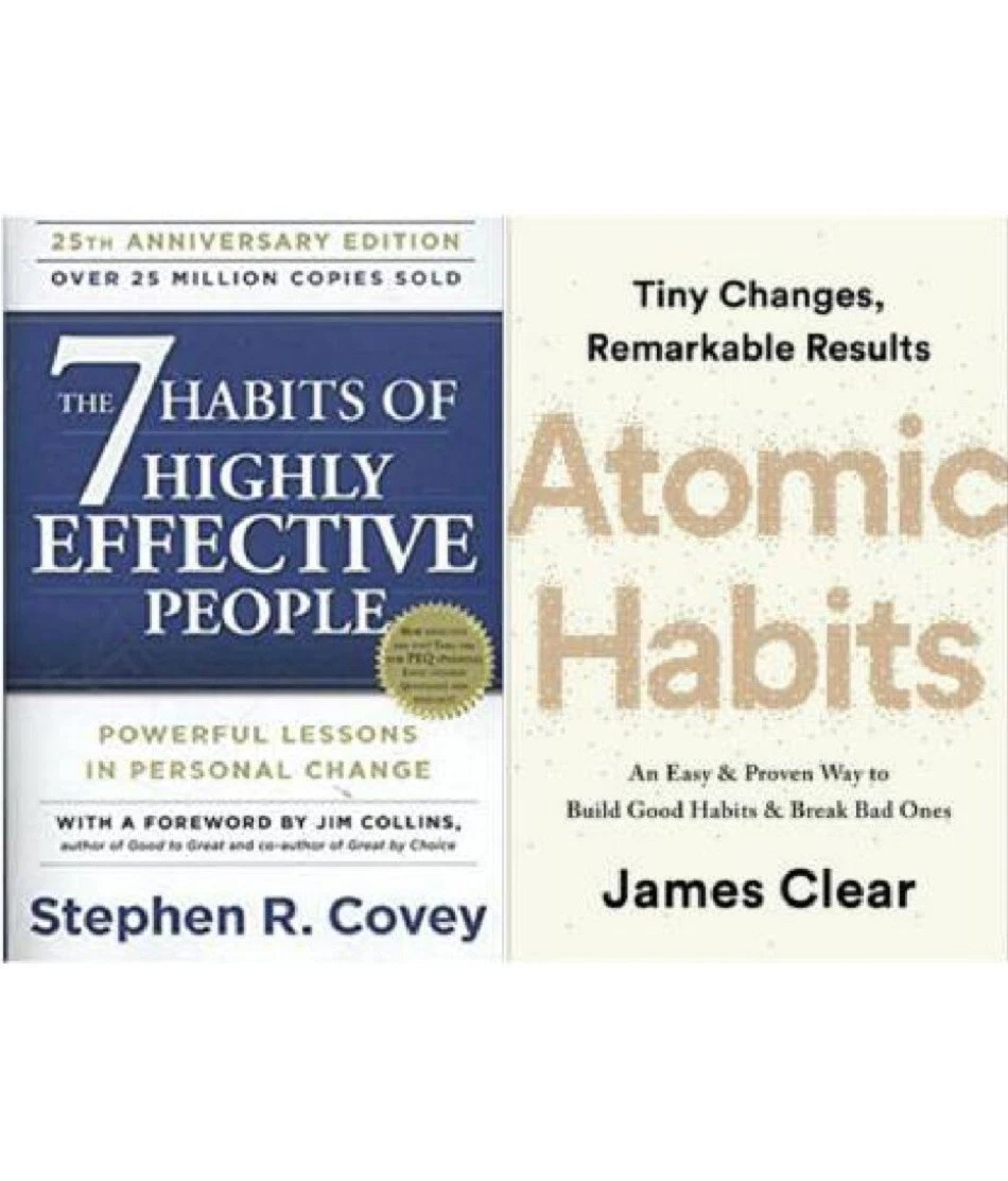 2 Books Set The 7 Habits Atomic Habits English Paperback eBay