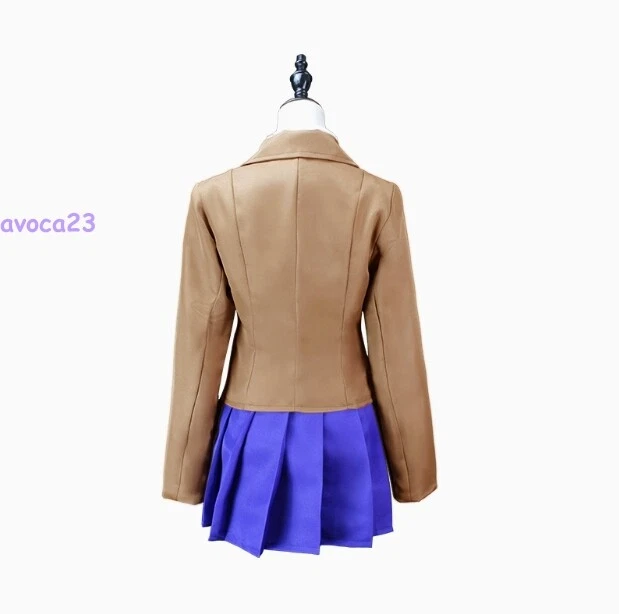 Sayori Yuri Natsuki Monika Conjunto Uniforme Escolar Vestido Juegos con disfraces Disfraz Conjunto Completo Foto 3 de 4