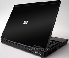 BLACK Vinyl Lid Skin Cover Decal fits HP EliteBook 6930P Laptop