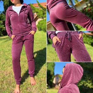 rhinestone tracksuit