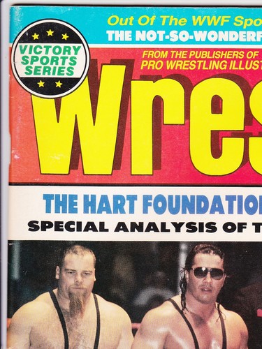 The Wrestler Magazine June 1987 Wrestling Bret Hart Foundation Flair Windham 80s - Picture 3 of 10