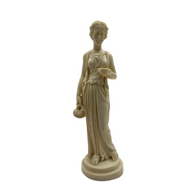 A. Santini Classic Figurine Sculpture Standing Woman Holding Vessels Italy 9 1/2