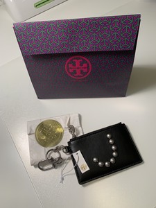 tory burch initial card case