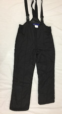 SPORTCASTER BOYS GIRLS NYLON SNOW SKI OVERALLS PANTS SIZE M