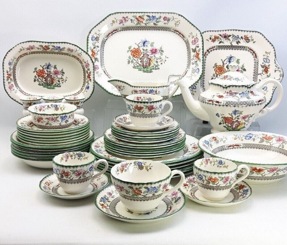 Copeland Spode Chinese Rose Dinner Tea Items- Sold Individually Vintage