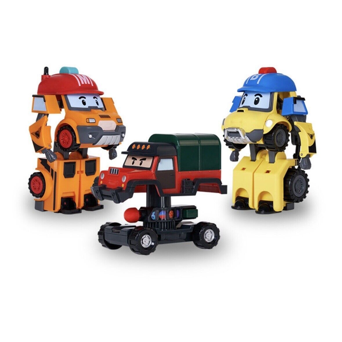 Equipo de rescate de montaña RoboCar Poli, transformación en fundición a...