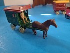 3 Tiny Village Metal Horse And Wagons — photo 6