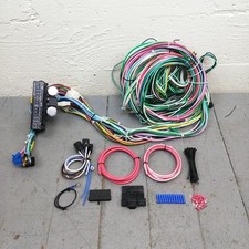 1931-38 Chevy Wiring Harness 12v Conversion Kit 15 Fuse Terminal Standard V8 350