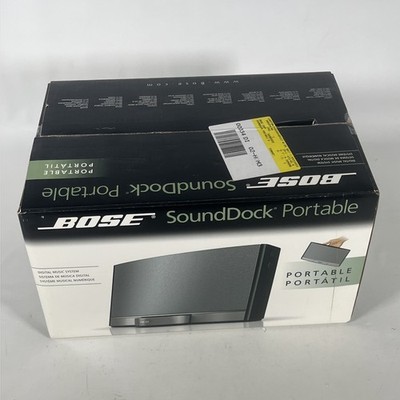 Bose SoundDock Portable Digital Music System Black Silver 043085