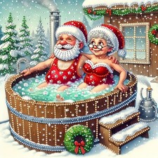 Acelii 5D Diamond Art Kits for Adults,Christmas 11.8x11.8 inches, EXZ133-1