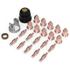 YESWELDER 23pcs Plasma Cutting Torch Consumables Sets Tip Electrode for IPL50