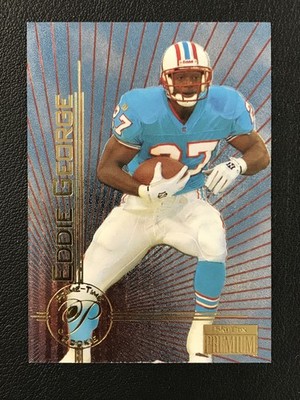 1996 SkyBox Premium #4 Eddie George Prime-Time Rookies Houston Oilers