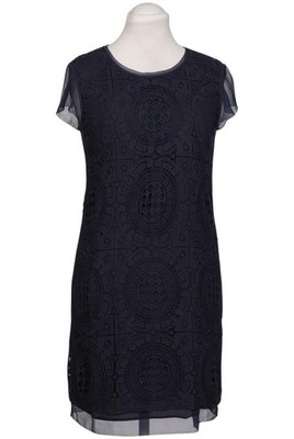 Massimo Dutti Kleid Damen Dress Damenkleid Gr. EU 42 Marineblau #abba2mu