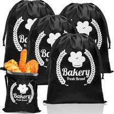 4 Pack Reusable Beeswax Bread Bags for Homemade Bread Sourdough Food Storage Bag