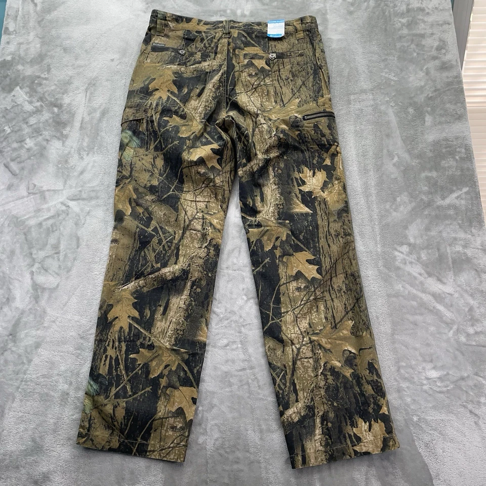 Columbia pants Mens 36x32 timberwolf camo cargo ripstop workwear hunting pattern - Image 3 of 4