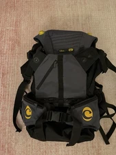 Vintage Unisex Clive Skateboard/Snowboard Backpack Black and Grey!! Nice!!