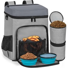Dog Travel Bag Backpack, Flight-Ready TSA-Approved Dog Travel Bag with 2 Leak...