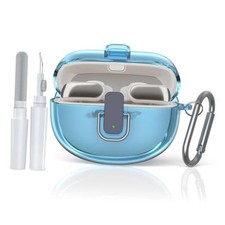 Secure Lock for Bose Ultra Open Earbuds Case 2024 , Clear TPU Clear Blue
