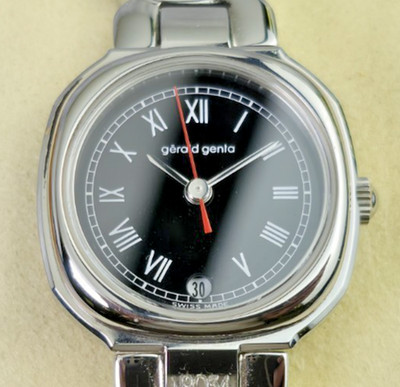 Gerald Genta Retro Classic Stahl Quarz 23mm Damenuhr