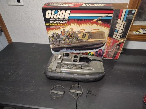 GI Joe Hovercraft Killer W.H.A.L.E. with Box Not Complete 1984 Hasbro Hong Kong