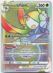 Hisuian Lilligant VSTAR 190/189 Astral Radiance Secret Rare