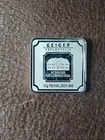10g 999 Fine Silver Geiger Bar
