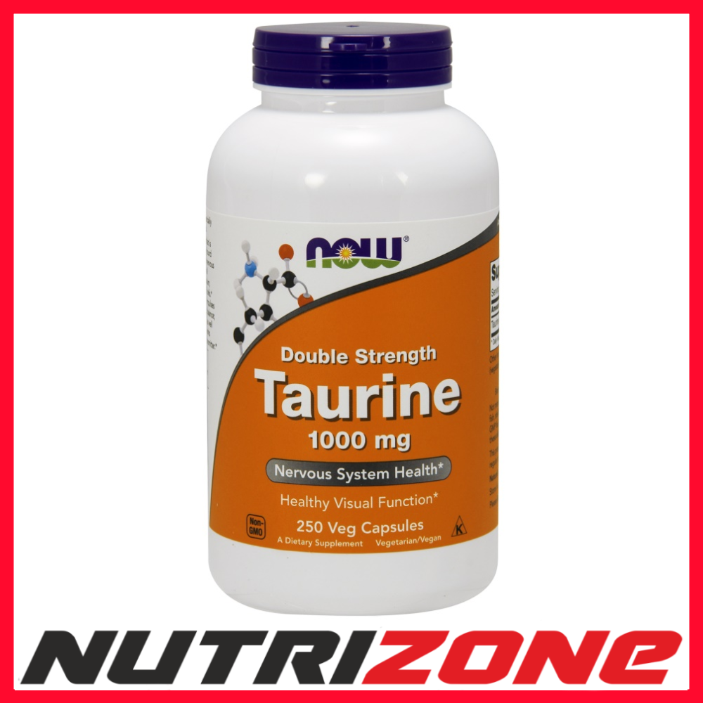 iHerb UK - Now Foods , Taurine, 1,000 Mg, 250 Veg Capsules - Image 2