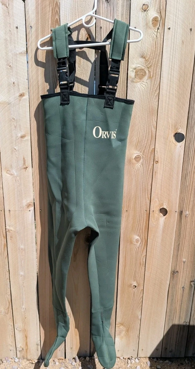 Orvis サスペンダー付きウェダー　オリーブグリーン Orvis Green Fishing Waders for sale | eBay