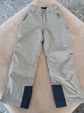 REI Co-op Kids Teen M 10-12 Timber Mtn. Snow Pants Fleece Lined Beige Unisex