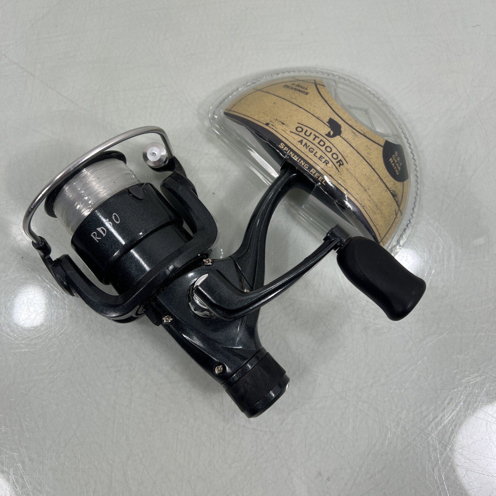 OUTDOOR ANGLER SA30 CAMO SPINNING REEL 5.2:1 Gear Ratio New