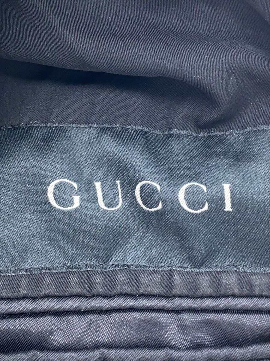 GUCCI Tailored Jacket Wool BLK Solid 314 0476 6869 - image 3