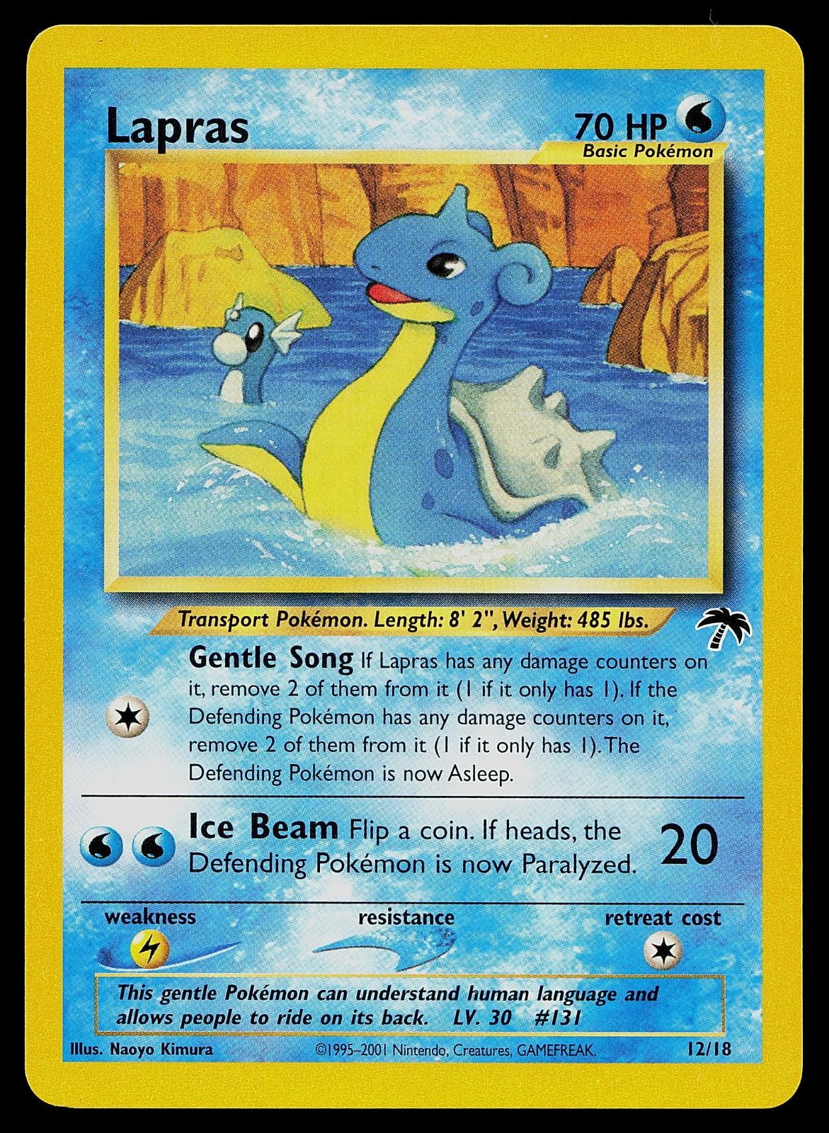 Pokemon Card - Lapras Southern Islands 12/18