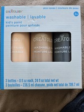 Creatology Washable Kid's Paint Skin Tones 3 Bottles 8fl oz each NEW Sealed