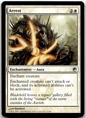 Arrest 2 Common Scars of Mirrodin Magic: The Gathering Near Mint