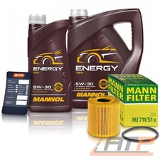 MANN &Ouml;LFILTER + 6l 5W-30 F&Uuml;R CITROEN BERLINGO C3 C4 C5 C6 JUMPY DS FIAT SCUDO