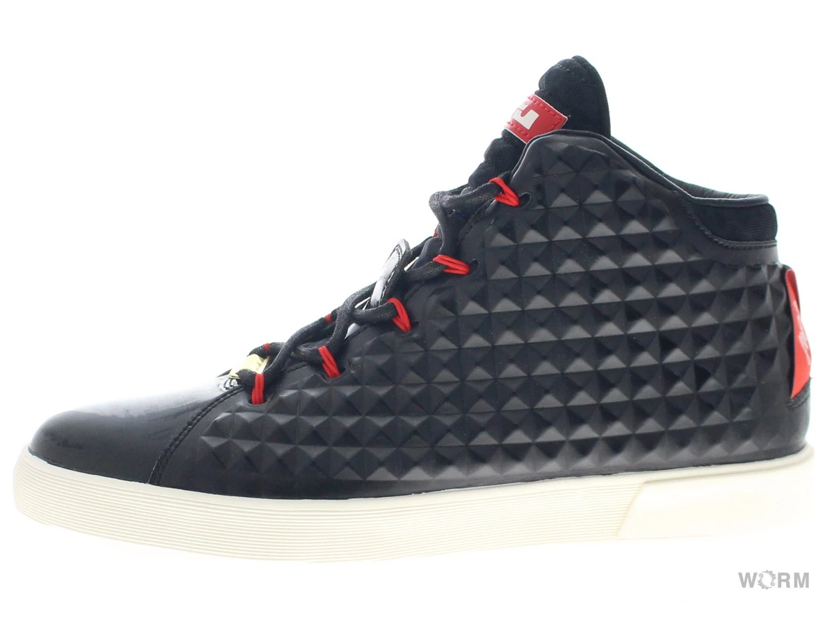 Nike LeBron 12 NSW Lifestyle QS Black Challenge Red for Sale 