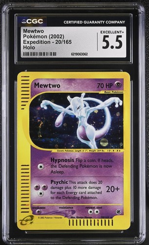 Mewtwo graded CGC 5.5 for sale on eBay