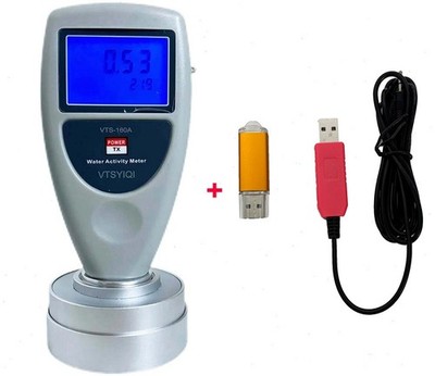 Lab Water Activity Meter with Range 0-1.0aw Accuracy ±0.02aw USB Data Output