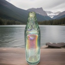 Antique Niagara Codd Bottle By Barnett & Foster London - Opalescent Bottle
