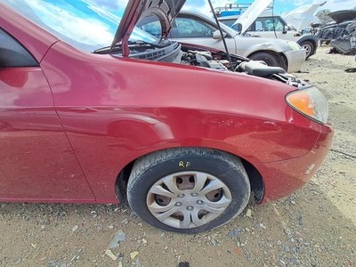 2010 Hyundai Elantra Passenger Right Fender Red Used 4DR SED Local Pickup Only