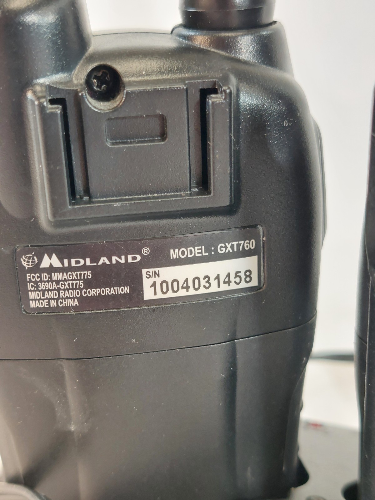 Midland GXT 760 X-Tra Talk 2-Way Radio Walkie Talkies w/Charger Base Tested