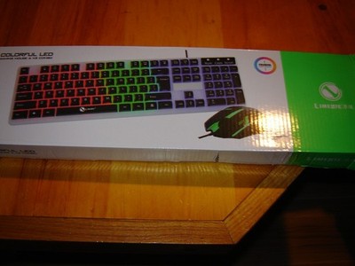 Limeide GTX350 Colorful LED Gaming Mouse & Keyboard