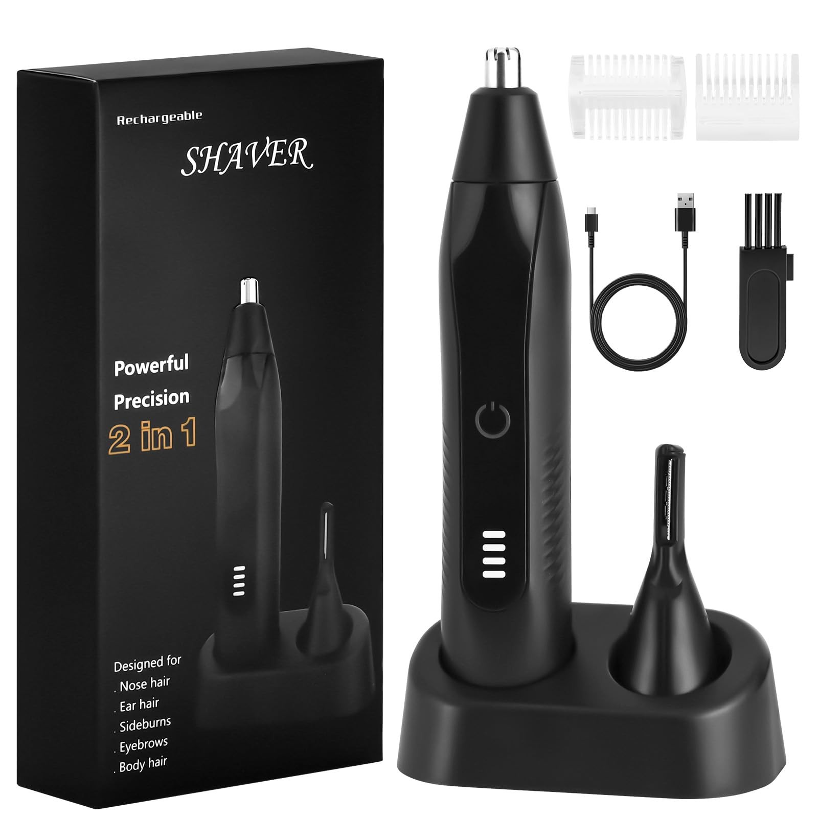 Trimmer Naso e Orecchie 2in1 - Eleganza e Precisione Quotidiana