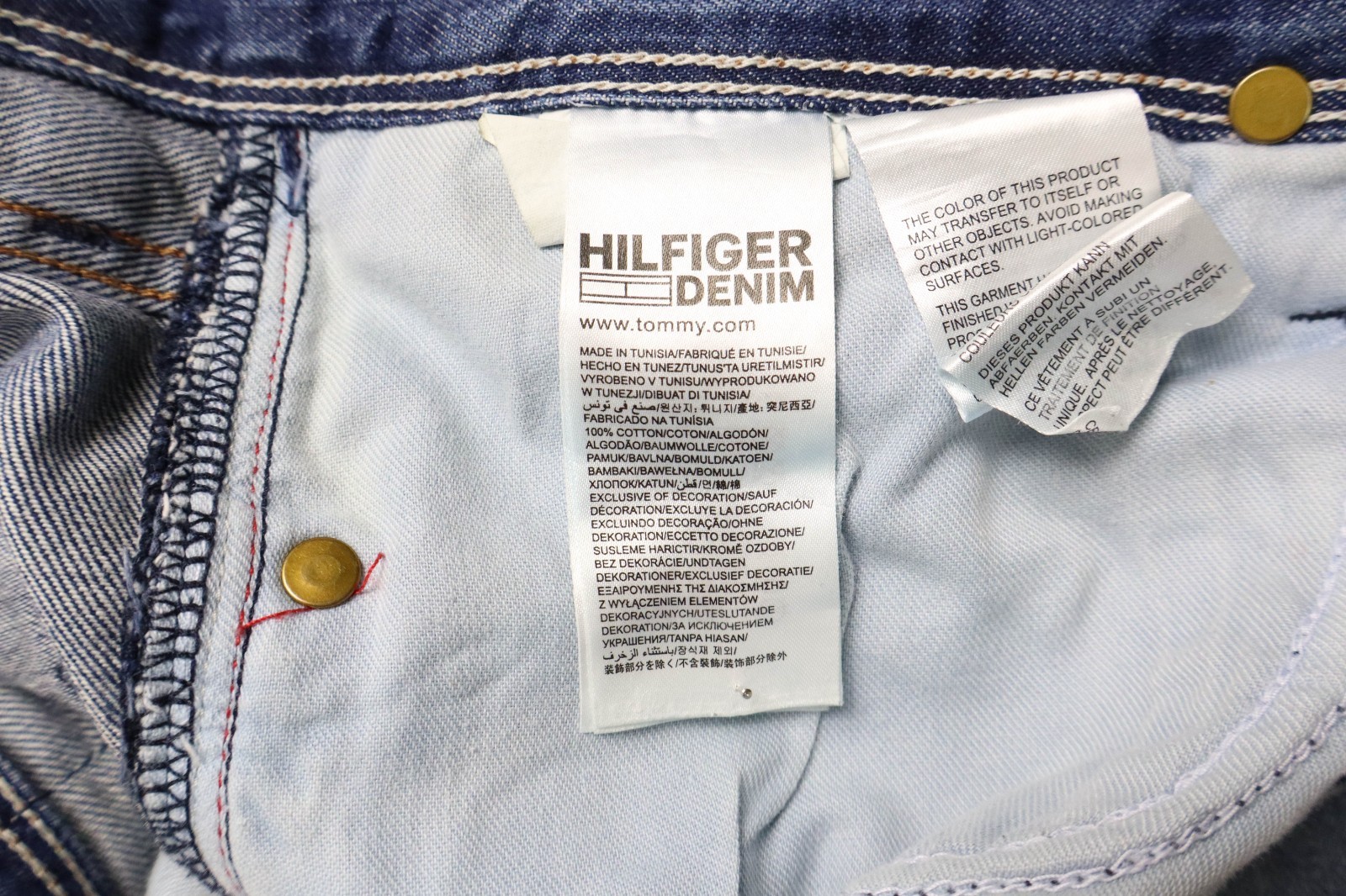 TOMMY HILFIGER Scanton Peb Penrose Blue Jeans Men's W30/L32 Faded Zip Fly Slim thumbnail 5