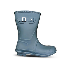 Womens Short Wellies Waterproof Wide Fit Lightweight Rain Festival Pull On Boots