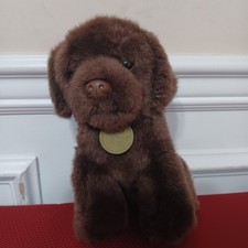 Chocolate Lab Puppy Dog Plush Stuffed Animal Miyoni Tots Aurora 8 Realistc Toy