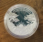 2024 1 OZ US MINT  LIBERTY & BRITANNIA SILVER PROOF MEDAL IN HOLDER