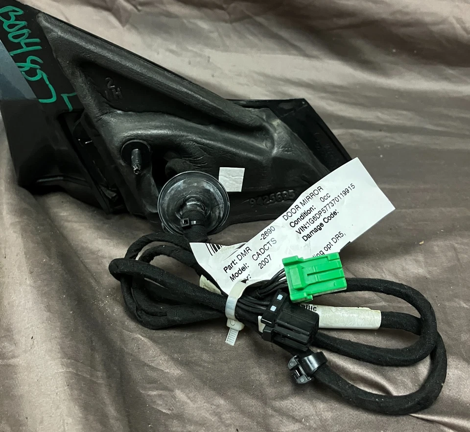 OEM, SIDE MIRROR ASSEMBLY, LH DRIVER, 2007 CADILLAC CTS, GRAYISH BLUE Foto 4 de 4