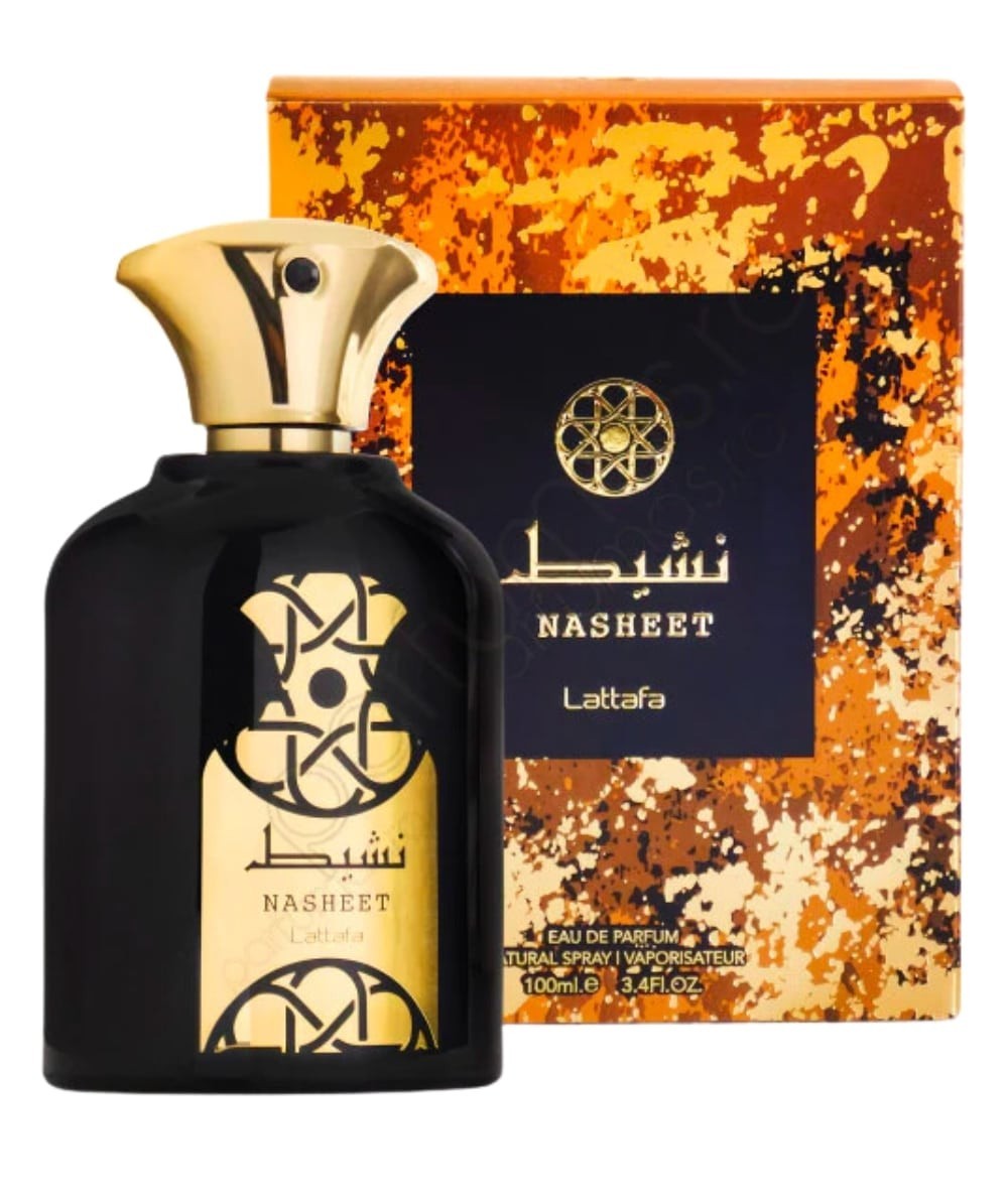 Nasheet Lattafa eau de parfum mixte boisé épicé flacon 100 ml